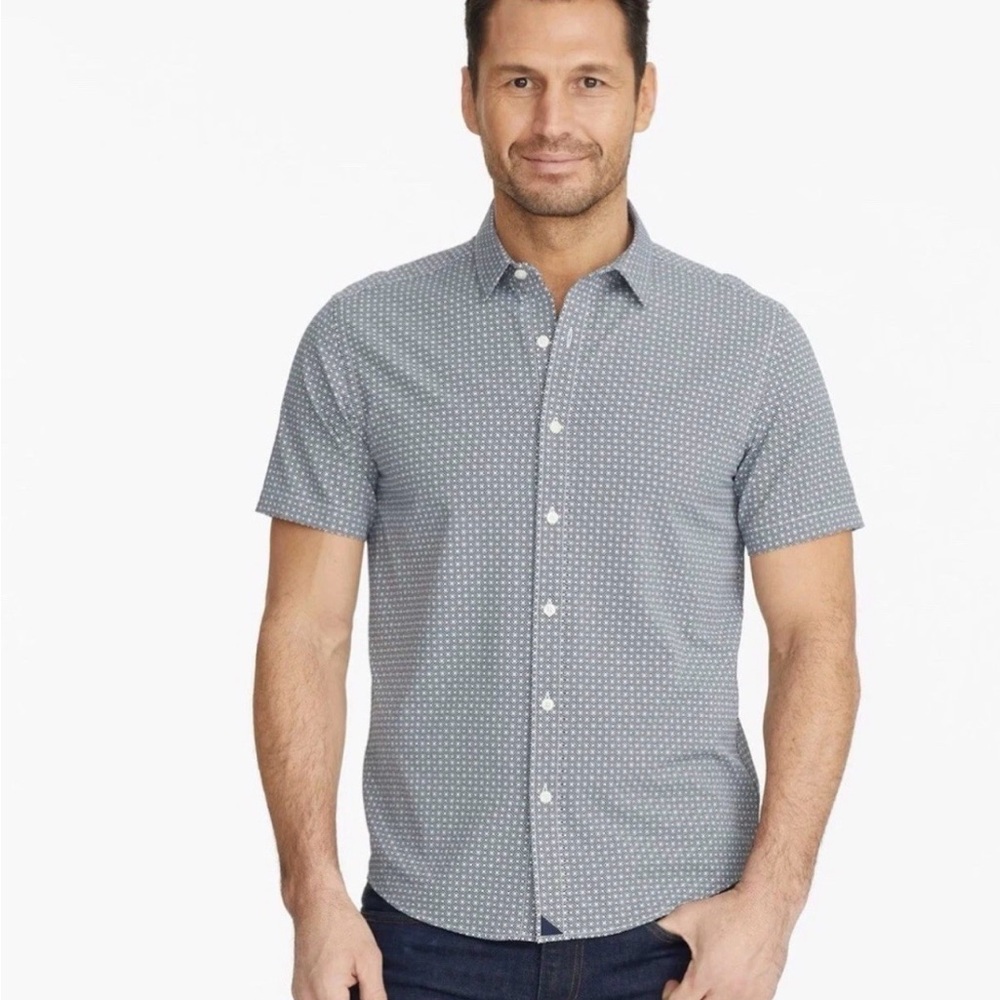 Set of 3 Men’s Patterned UNTUCKit Casual Button Down Short Sleeve Tops XL - Picture 3 of 15